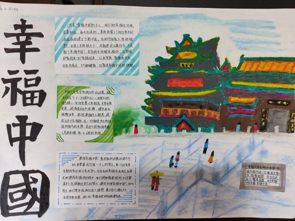 腾飞中国主题手抄报-图4