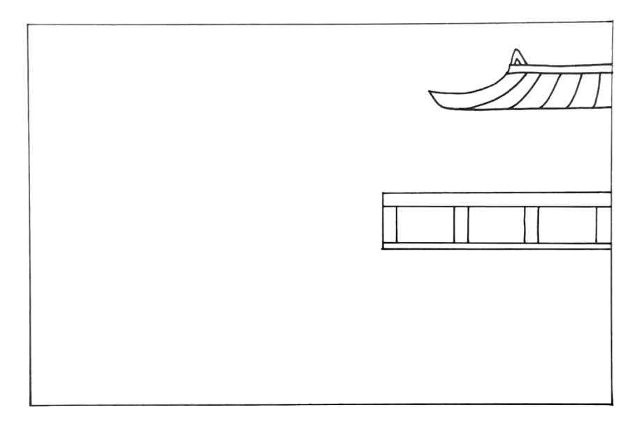 如何画重阳节手抄报天安门版-图1
