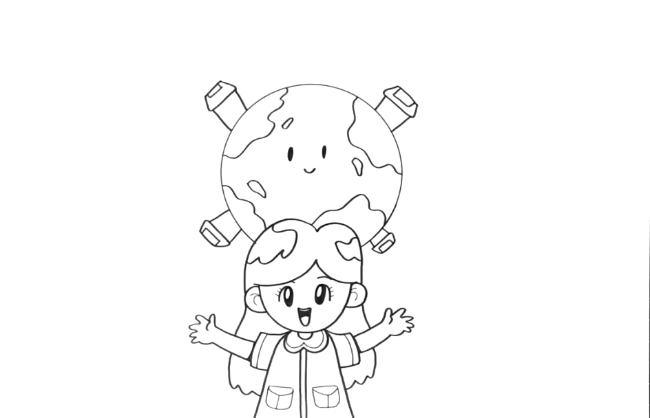 垃圾分类手抄报画法步骤-图2