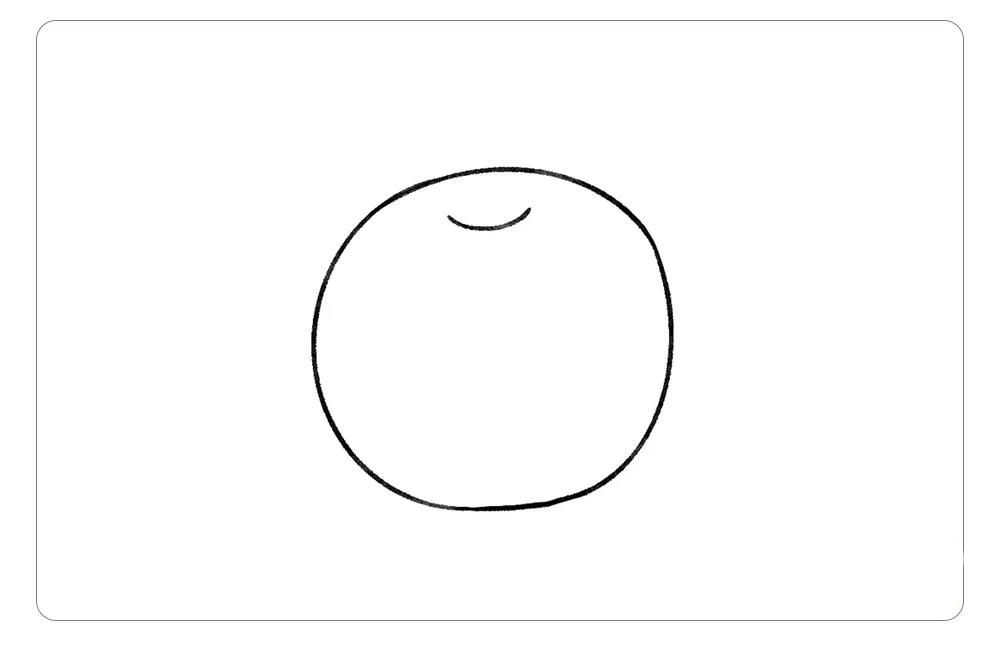 温馨的苹果屋儿童画画法步骤-图1