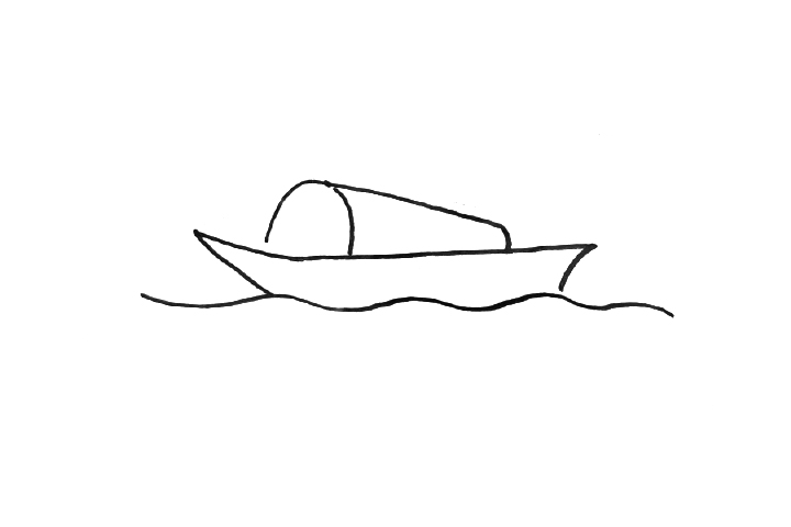 三张船简笔画图片-图2