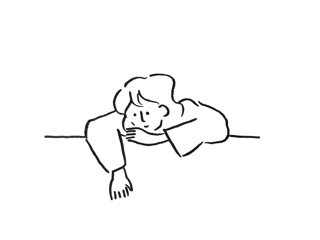 一组简约风格的人物速写-图1