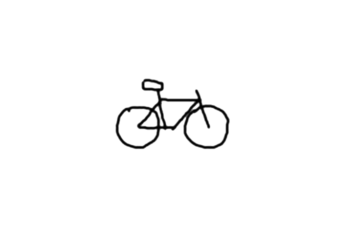 简单的自行车怎么画-图3