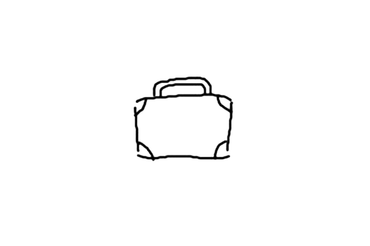 简单的行李箱怎么画-图2