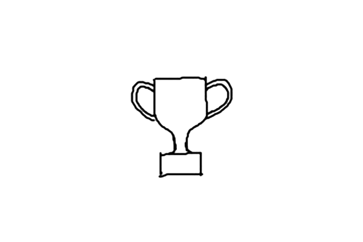 怎么画奖杯简笔画-图3