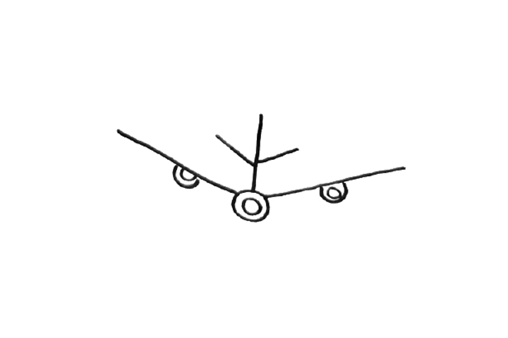 飞机简笔画图片大全-图6