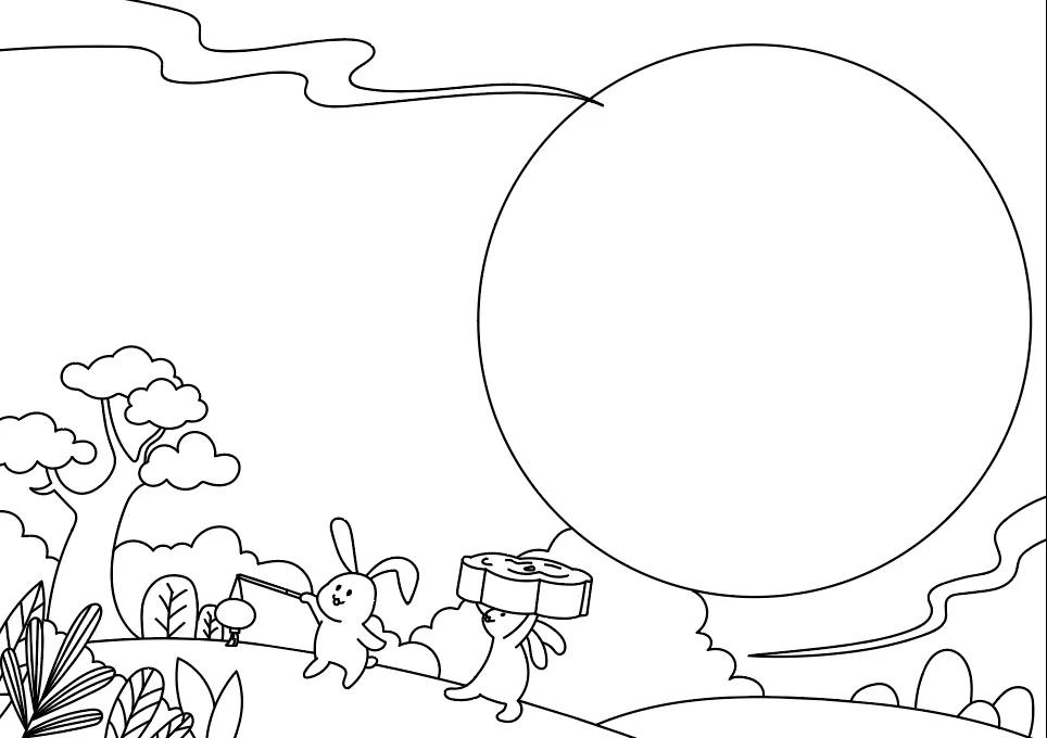 以中秋节为主题的手抄报四年级-图3