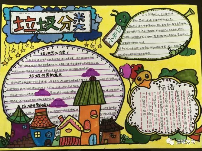 垃圾分类全国手抄报一等奖-图2