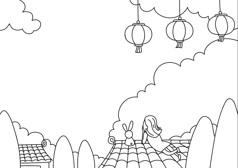 中秋节手抄报简单易画-图4