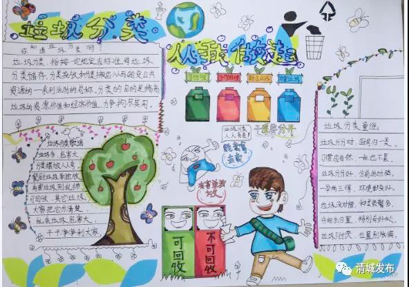 垃圾分类的手抄报怎样画好看-图3