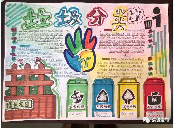 垃圾分类的手抄报怎样画好看-图6
