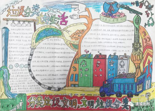  小学垃圾分类手抄报-图6