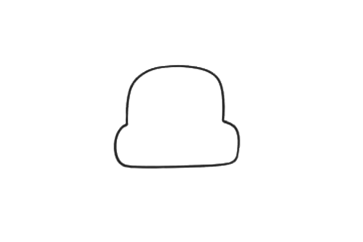 步骤1：画出车身轮廓。