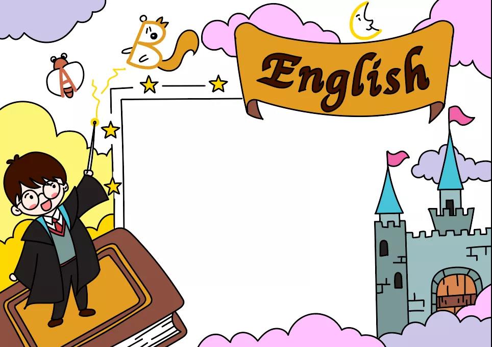 五年级英语小报手抄报内容