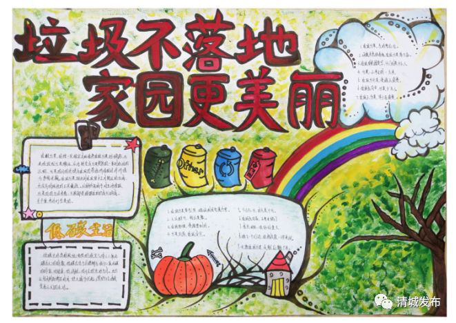 垃圾分类手抄报简单画法-图4