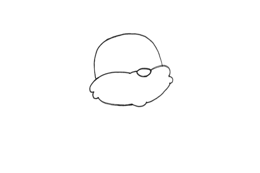 如何画可爱松鼠简笔画-图1