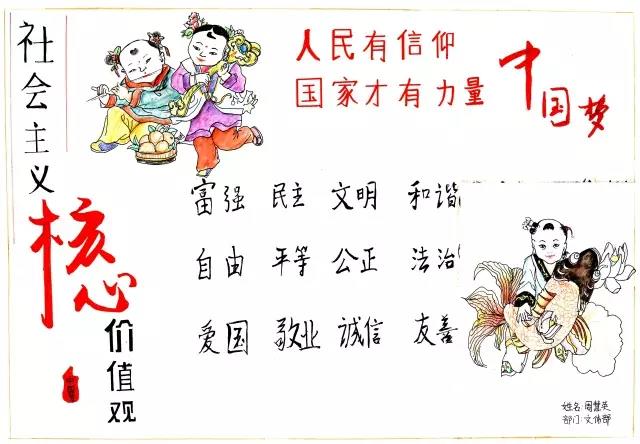 核心价值观手抄报的图片有哪些-图5