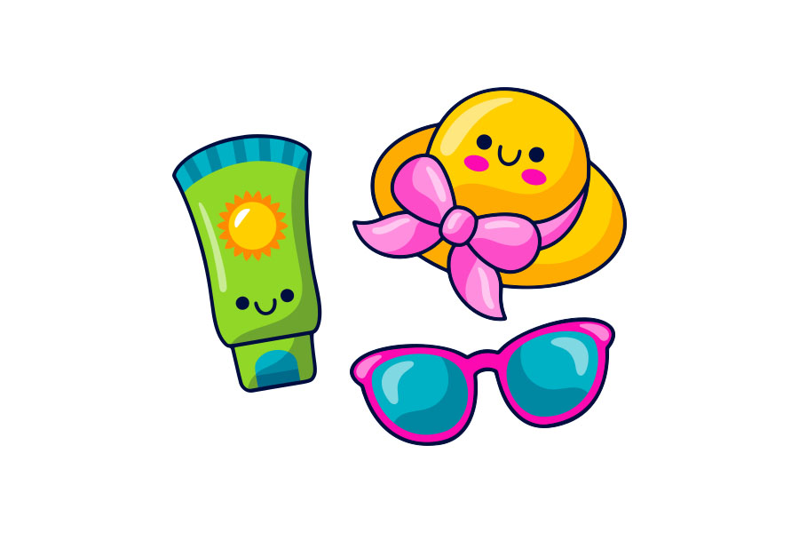 夏日清爽主题简笔画-图4