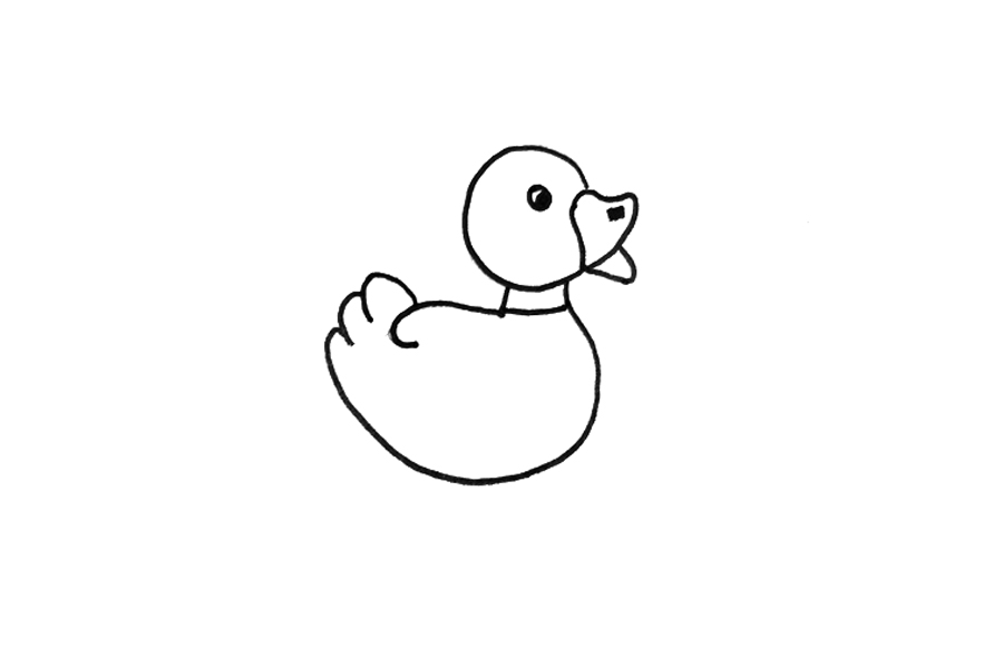 小学生如何画鸭子简单-图2