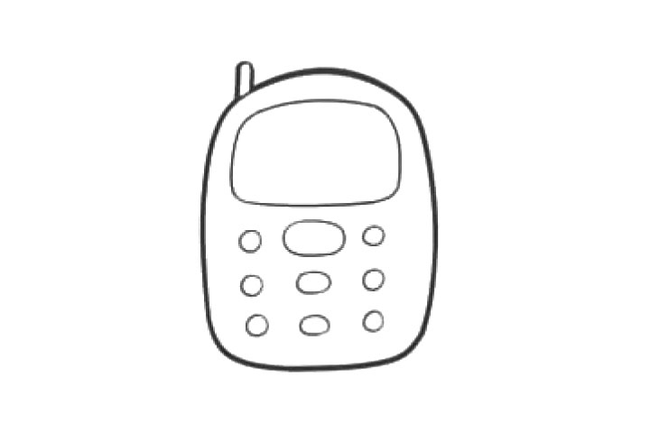 步骤4：画出按键。