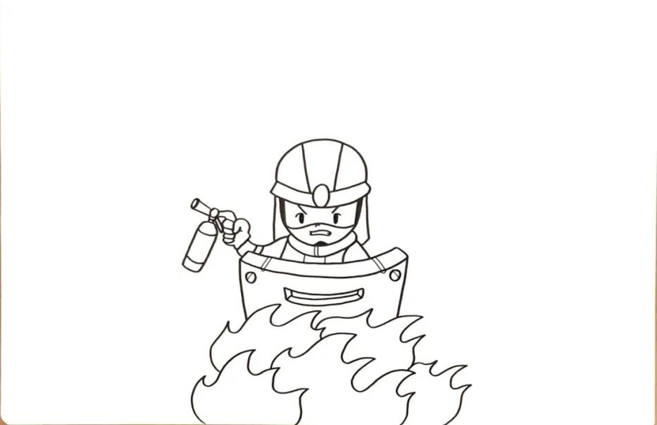 史上最简单消防手抄报-图2