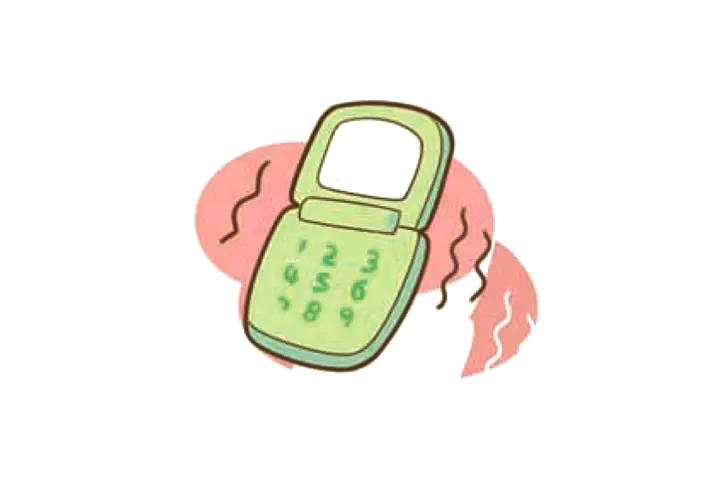 一组简单漂亮的手机简笔画图片-图1