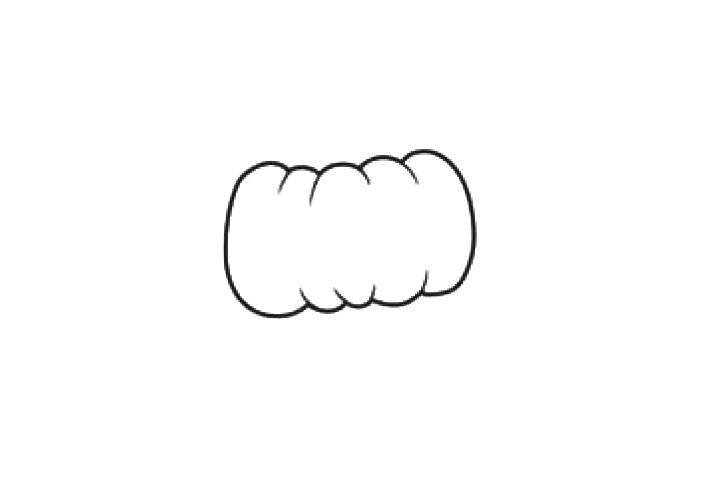 步骤2：画出左右部分。