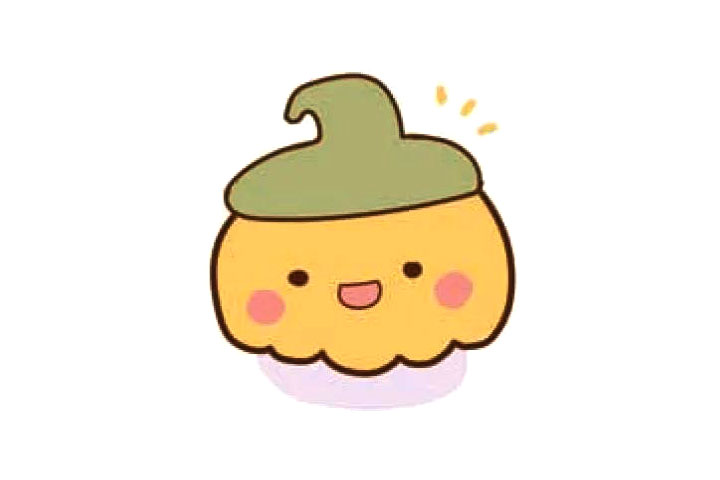 一组可爱的南瓜简笔画图片-图3