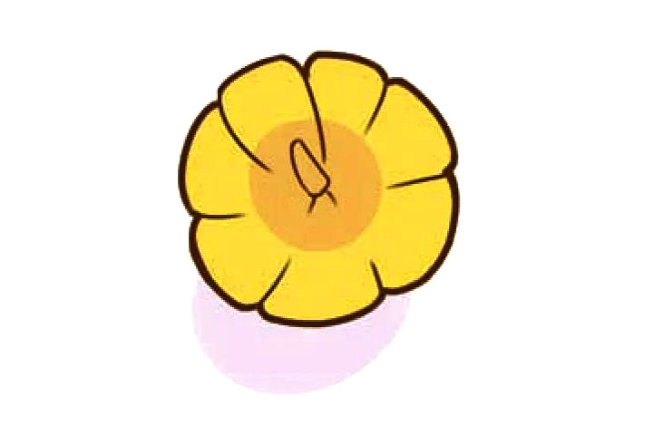 一组可爱的南瓜简笔画图片-图6