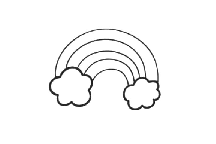 步骤4：再多花几条弧线。