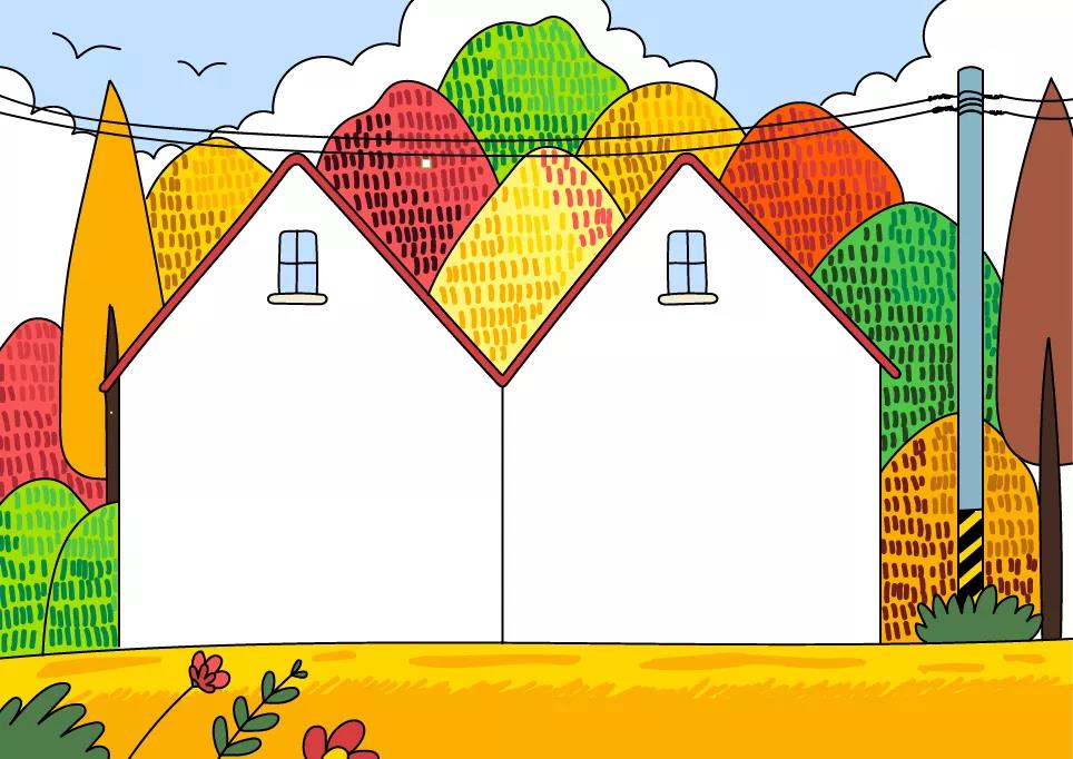 美丽的秋天手抄报