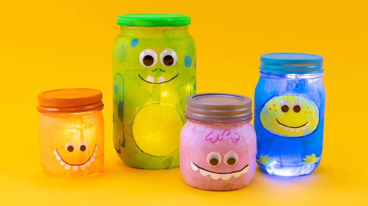 超简单的怪物灯笼的做法教程