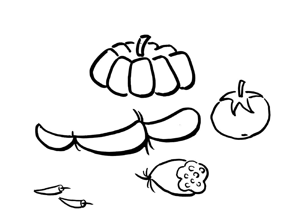 简单蔬菜简笔画图片大全-图2