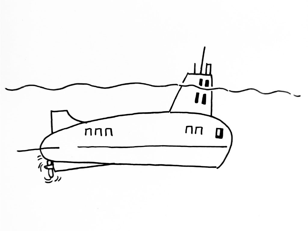 海上各种船的简笔画大全-图4