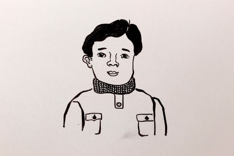 各种人物简笔画头像大全-图2