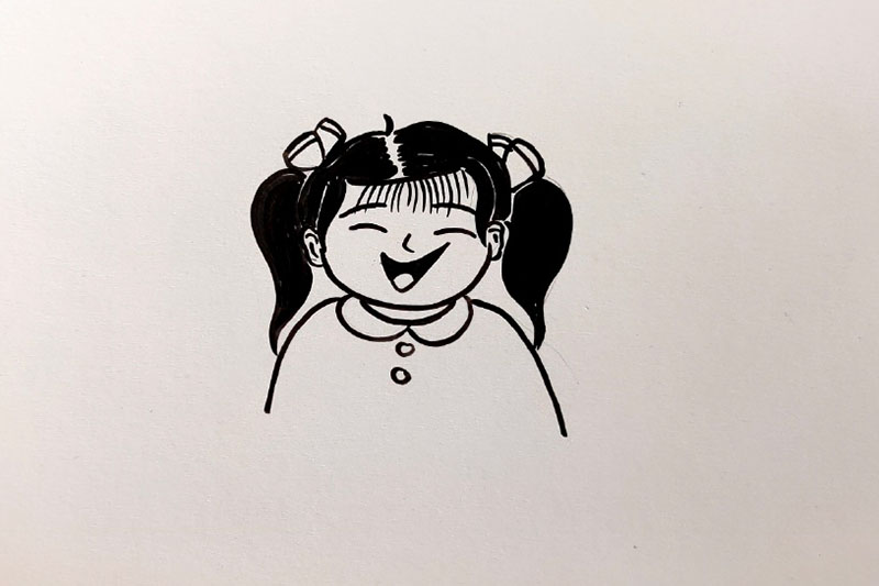 各种人物简笔画头像大全-图6