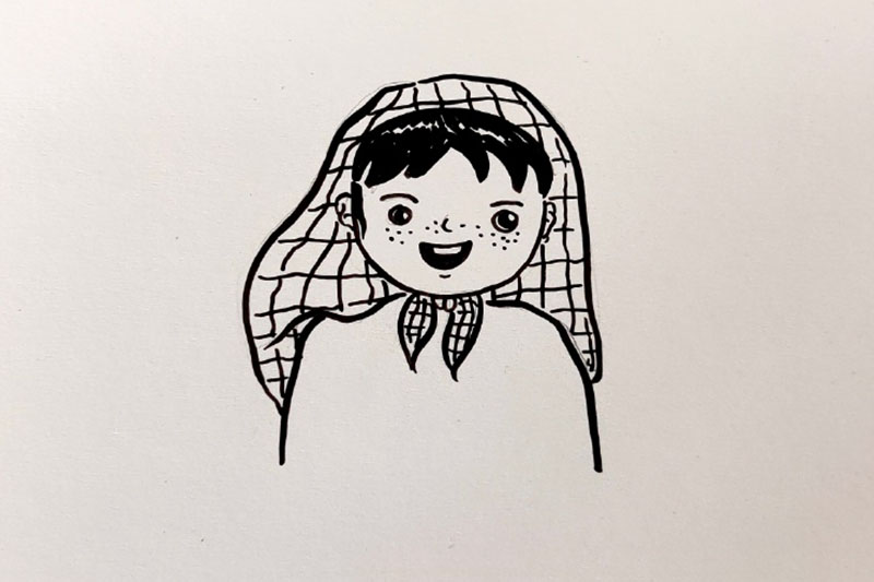 各种人物简笔画头像大全-图9