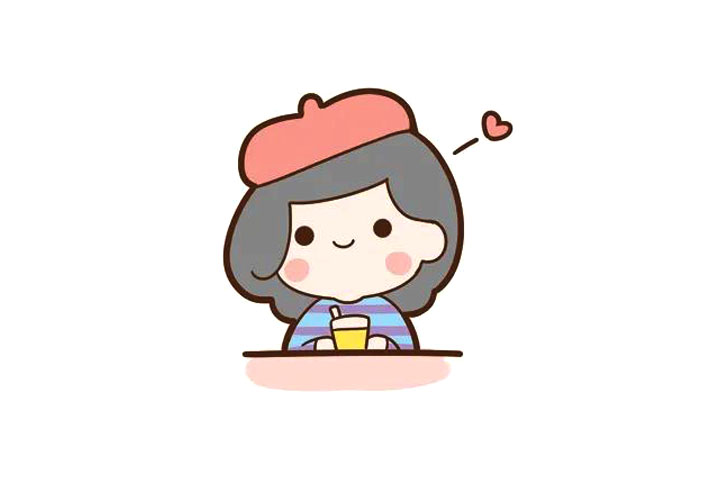 一组可爱小女孩简笔画图片-图4