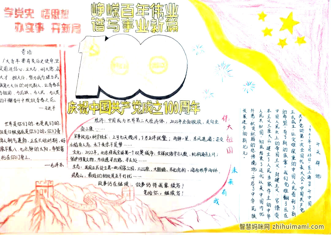 步骤7：《欢庆建党100周年》 纪念党的100周年庆典