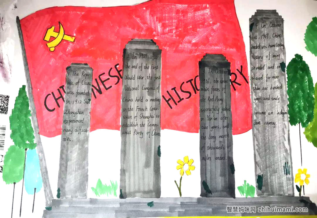 中国故事英语手抄报绘画-图7