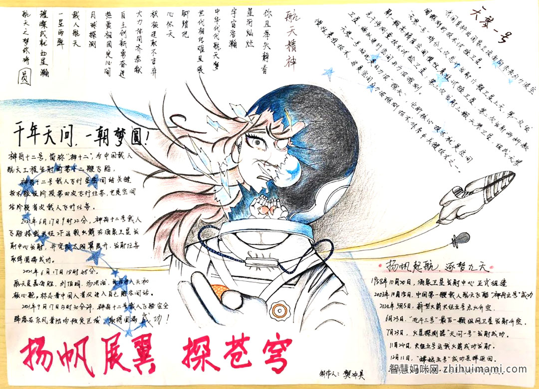 关于中国航天的手抄报一等奖-图3
