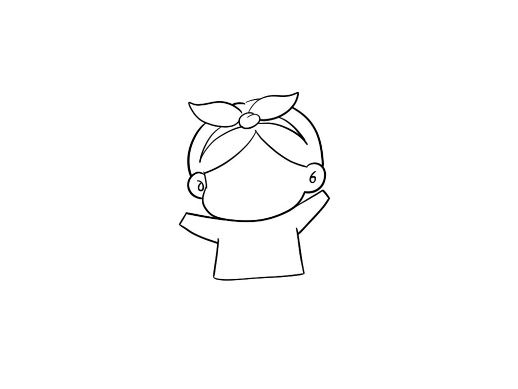 喜欢烹饪的小女孩怎么画-图3