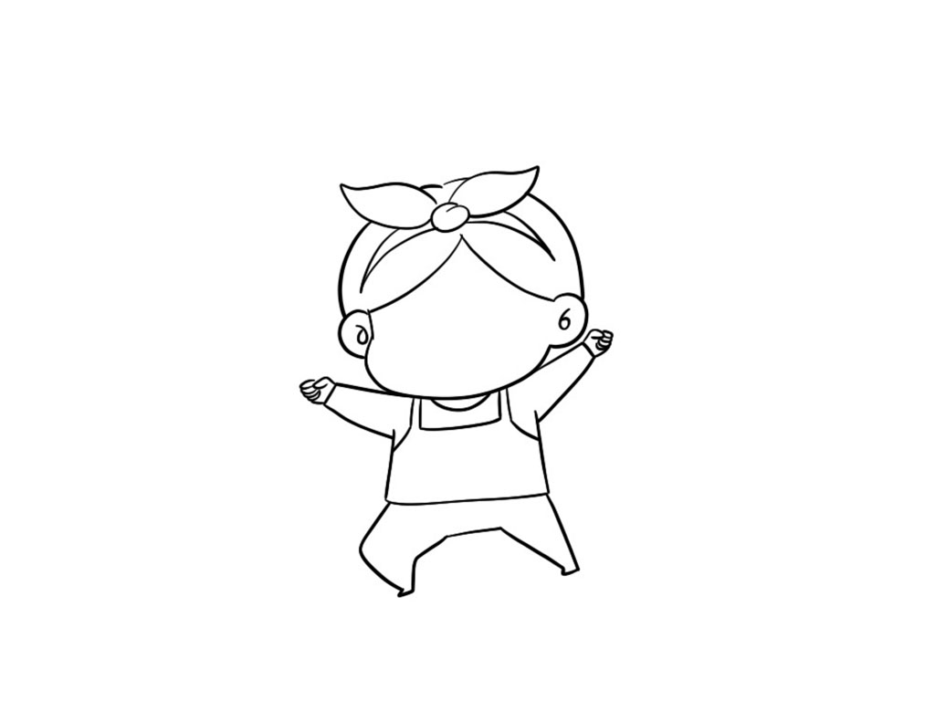 喜欢烹饪的小女孩怎么画-图5