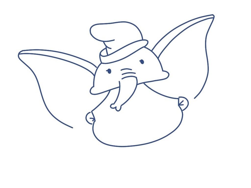 小飞象版小女孩简笔画画法步骤-图6