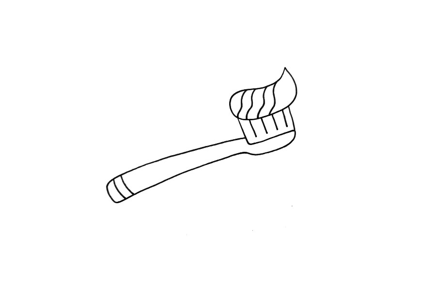 如何画牙刷-图3