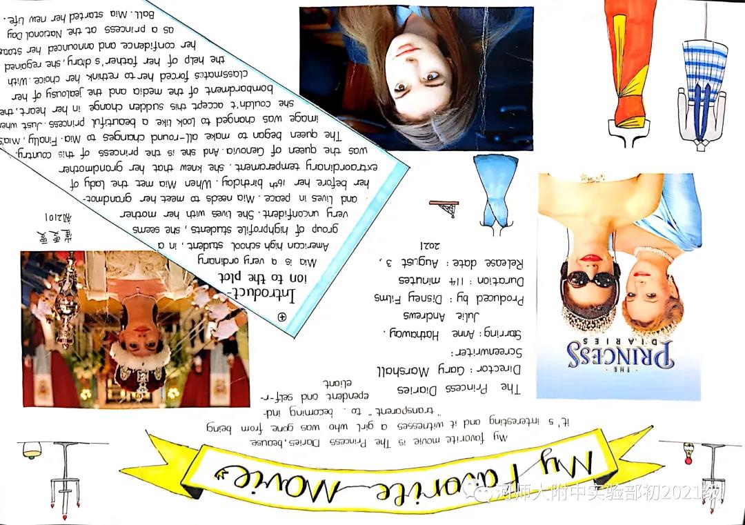 英文手抄报清爽好画-图2