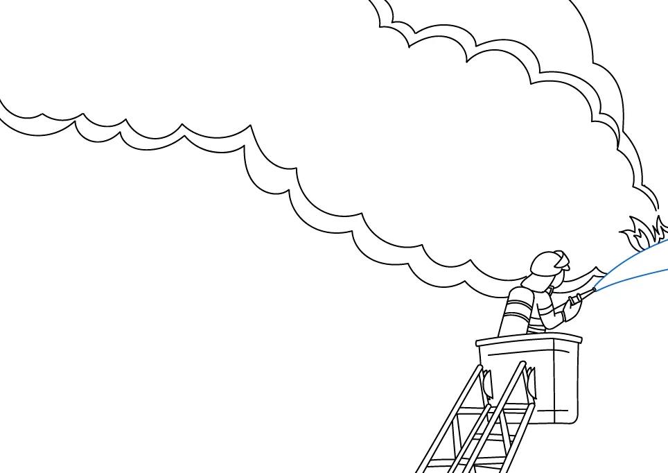 119消防安全手抄报图片-图3