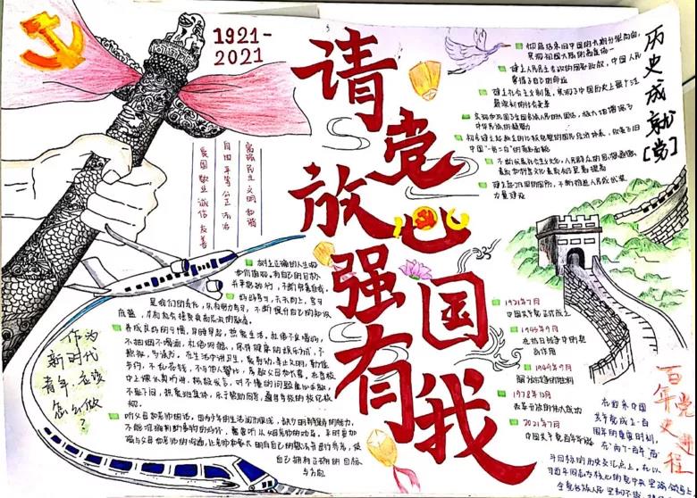 2021请党放心强国有我手抄报内容-图2