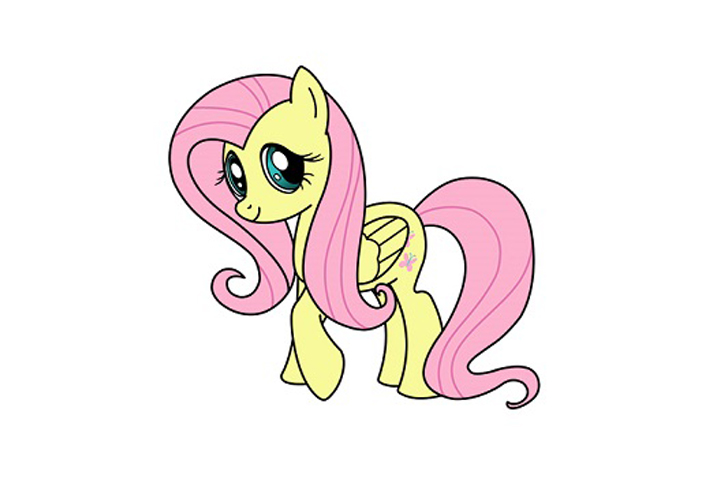 小马宝莉Fluttershy详细画法步骤