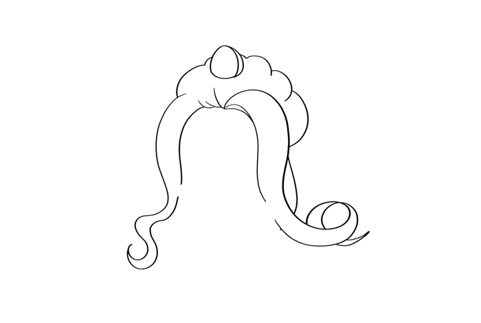 简笔画叶罗丽仙子茉莉怎么画-图1